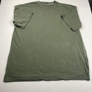 ASRV Mens Basic Athletic T-Shirt Green Short Sleeve Sportswear Tee Large FADE